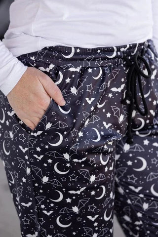 $0 Down Preorder: HALLOWEEN LOUNGE PANTS-3- Hooded Tops-MICHELLE MAE-Styled by Stacked - A Plus Size Women's Boutique in Lakeville, MN