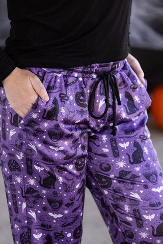 $0 Down Preorder: HALLOWEEN LOUNGE PANTS-3- Hooded Tops-MICHELLE MAE-Styled by Stacked - A Plus Size Women's Boutique in Lakeville, MN