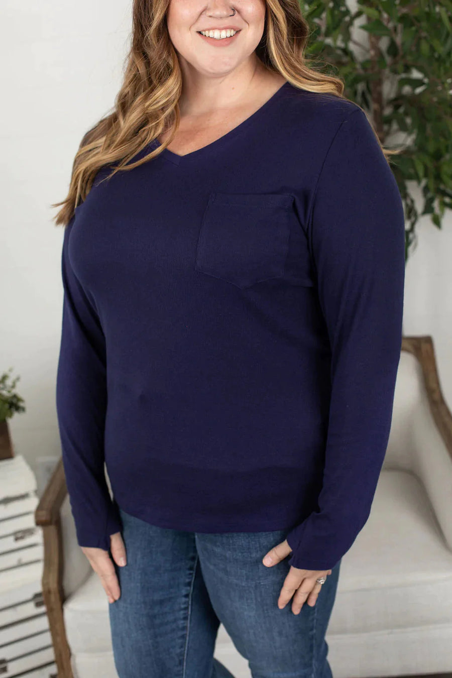 Premium Long Sleeve Layering Tee Michelle Mae 