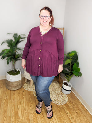 Relaxed and Refined Flowy Top
