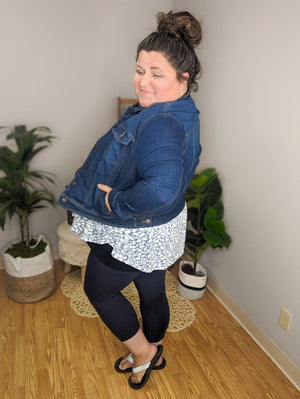 Blue Jean Baby Classic Stretch Denim Jacket (2 washes)