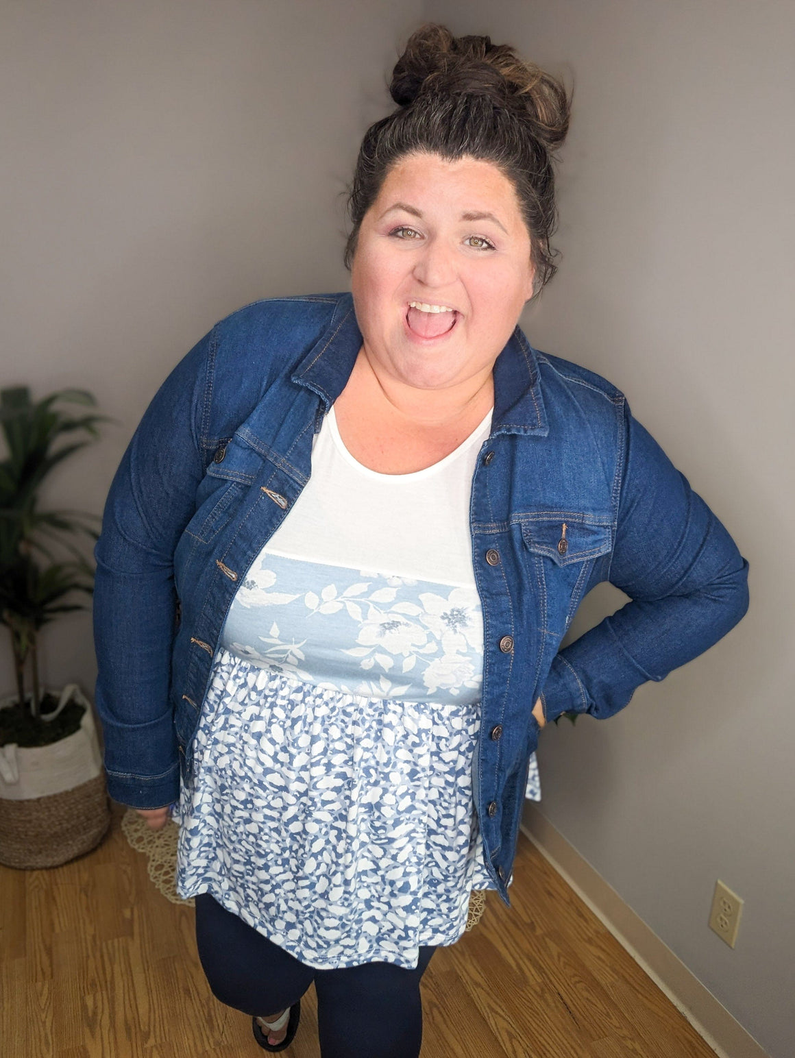 Blue Jean Baby Classic Stretch Denim Jacket (2 washes)