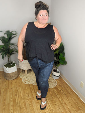 Kelly Anne Strappy Back Solid Tank (2 colors)