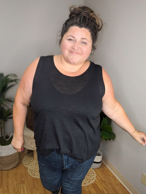 Kelly Anne Strappy Back Solid Tank (2 colors)
