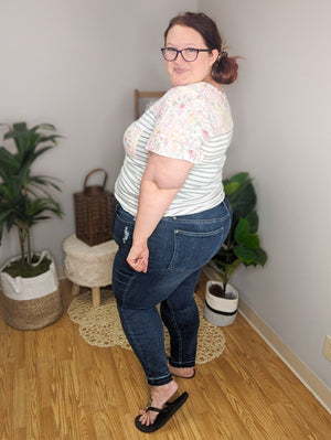 Judy Blue Tummy Control Released Hem Skinny