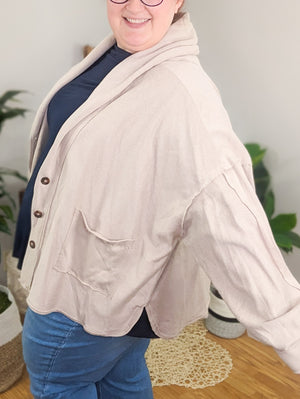 Point Blank Oversized Jacket Cardigan