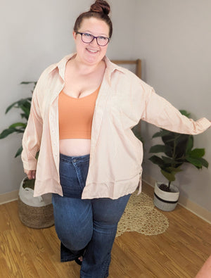 Remy Ribbed V-Neck Brami Bralette