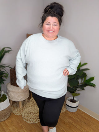 Brushed Cozy Pullover w/Thumbholes (2 colors)