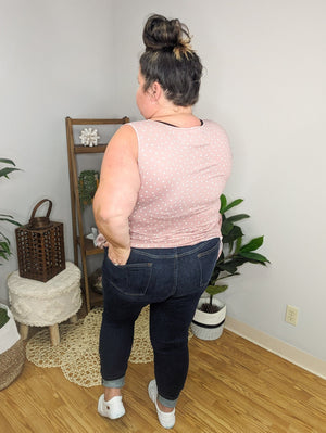 Judy Blue Dark Wash Classics- Handsanded Skinny