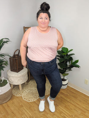 Judy Blue Dark Wash Classics- Handsanded Skinny