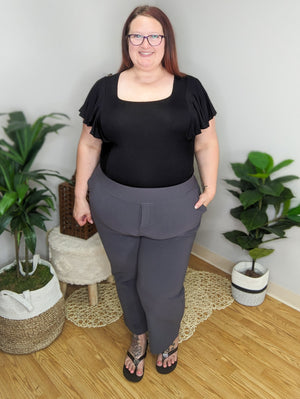 Emily Eve Flutter Sleeve Bodysuit