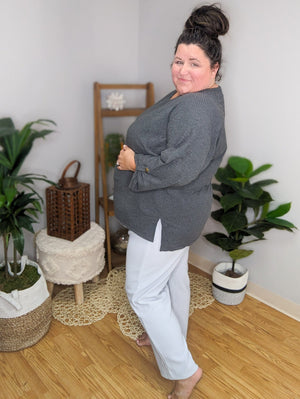 Casual Friday Everyday Flat Front Crop Dress Pant