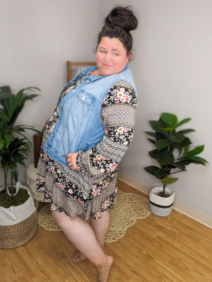 Baby's Got Her Blue Jeans On Denim Vest