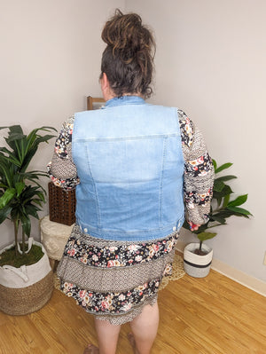 Baby's Got Her Blue Jeans On Denim Vest