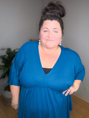 Courtney Perfect Drape Ribbed Top
