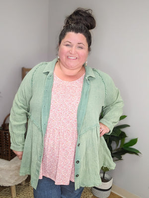 Ditsy Darling Tiered Flowy Tank