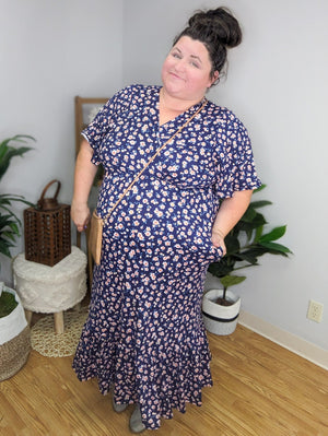 Pippi Prairie Floral Midi Dress