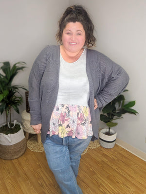 Transformation Complete Draped Dolman Cardigan (many colors)