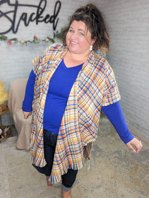 Tippy Tartan Plaid Kimono