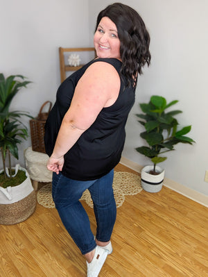 Aubrie Strappy Reversible Tank (2 colors)