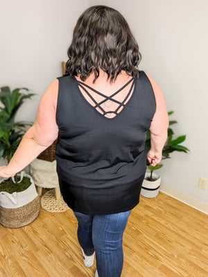 Aubrie Strappy Reversible Tank (2 colors)