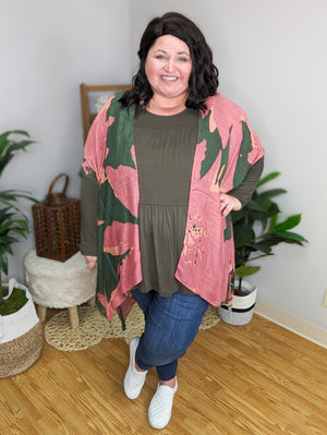Fiona Flowy Tiered Long Sleeve Top (4 colors)