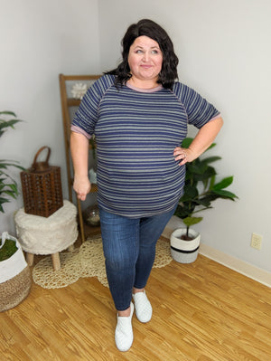 Riley Retro Ringer Striped Tee