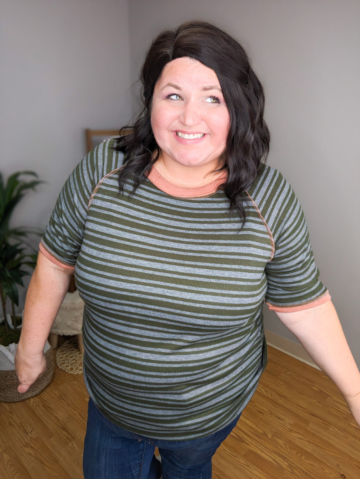 Riley Retro Ringer Striped Tee