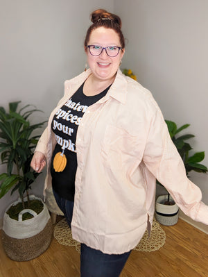 Selene Oversized High Low Button-Down