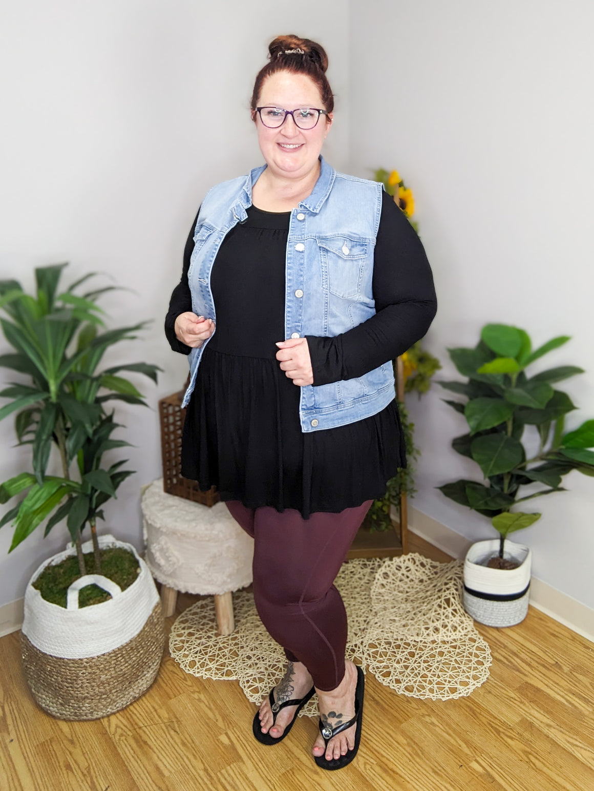 Baby's Got Her Blue Jeans On Denim Vest