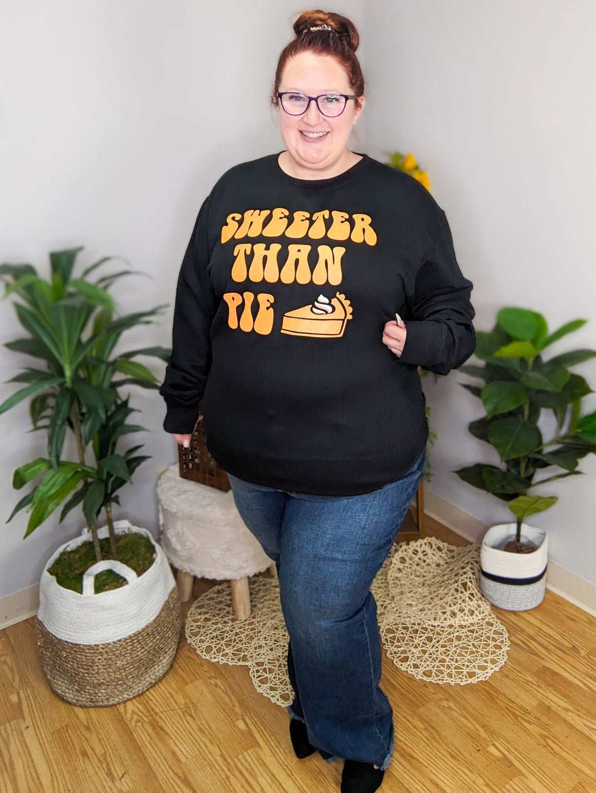 Sweeter Than Pie Graphic Pullover