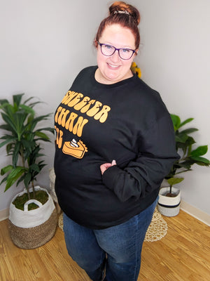 Sweeter Than Pie Graphic Pullover