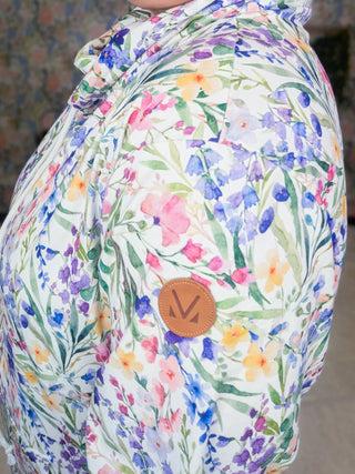 PHC Cloud Funnel Neck Pullover in Cottage Wildflower-3- Hooded Tops-MICHELLE MAE-Styled by Stacked - A Plus Size Women's Boutique in Lakeville, MN