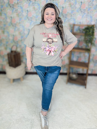 A Lot Can Happen in 3 Days Tee on Taupe-6- Graphic Tops-i love my freedom-Styled by Stacked - A Plus Size Women's Boutique in Lakeville, MN