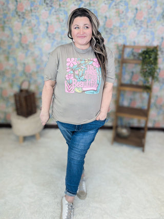 6- Graphic Tops He Makes All Things Beautiful Tee *DEAL* plus size clothing