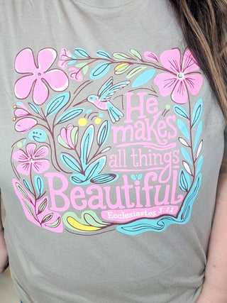 6- Graphic Tops He Makes All Things Beautiful Tee *DEAL* plus size clothing