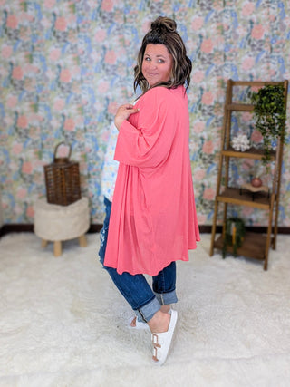 Markie Solid Flowy Kimono (4 Colors)