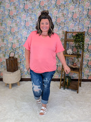 Sophie Perfect Vneck Tee in Solids (8 Colors)