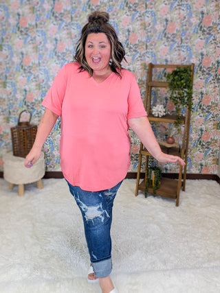 Sophie Perfect Vneck Tee in Solids (8 Colors)