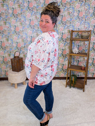 Maya Cozy Feminine Short Sleeve Top