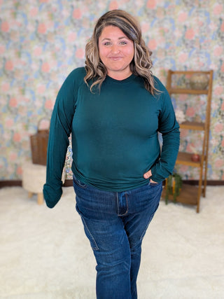 Blair Mockneck Long Sleeve with Thumbholes in Solids (8 Colors)