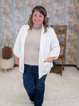 Darby Comfort Stretch Blazer w/Pockets (2 Colors)