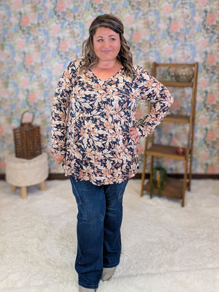 Morgana Long Sleeve Babydoll in Florals (5 Prints)
