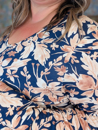 Morgana Long Sleeve Babydoll in Florals (5 Prints)