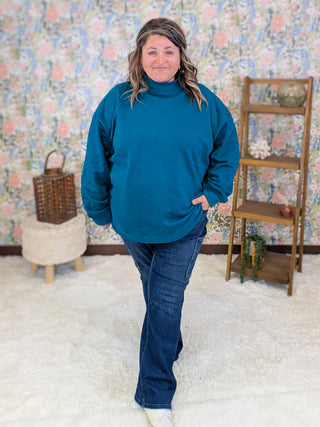 Marley Mockneck Pullover Sweatshirt (6 Colors)