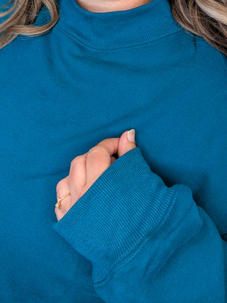 Marley Mockneck Pullover Sweatshirt (6 Colors)