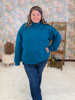 Marley Mockneck Pullover Sweatshirt (6 Colors)