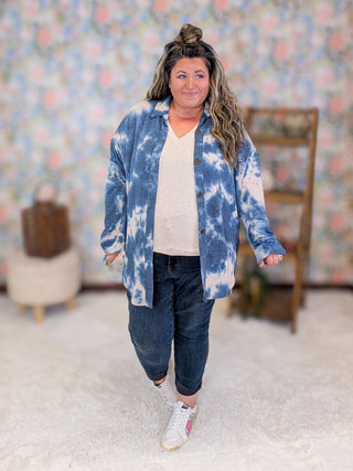 Marlena Super Soft Shirket in Ocean Vibes