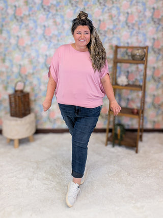 Darcy Luxe Dolman Top in Solids
