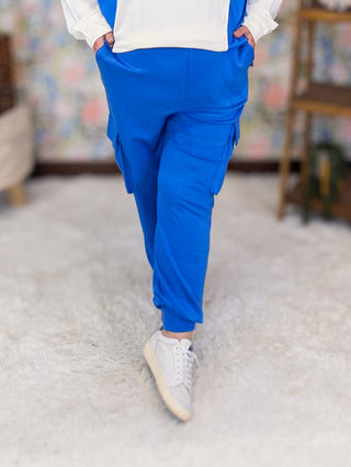 Penelope Scuba Joggers w/Cargo Pockets (3 Colors)